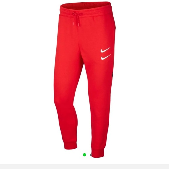 Nike Other - NIKE Sweatpants Swoosh-University workout leisure Red/White size Large